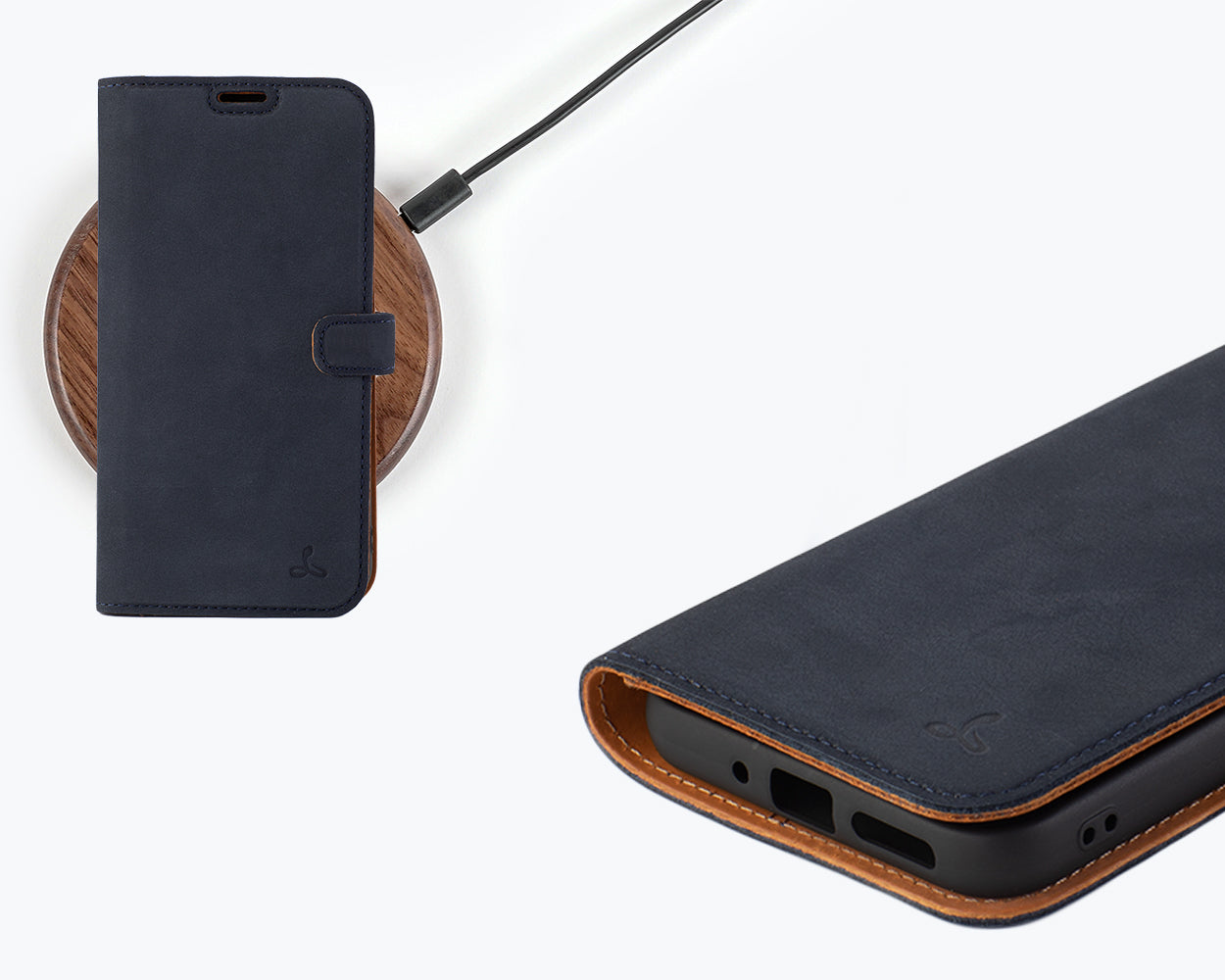 Samsung Galaxy A34 - Vintage Leather Wallet Phone Case