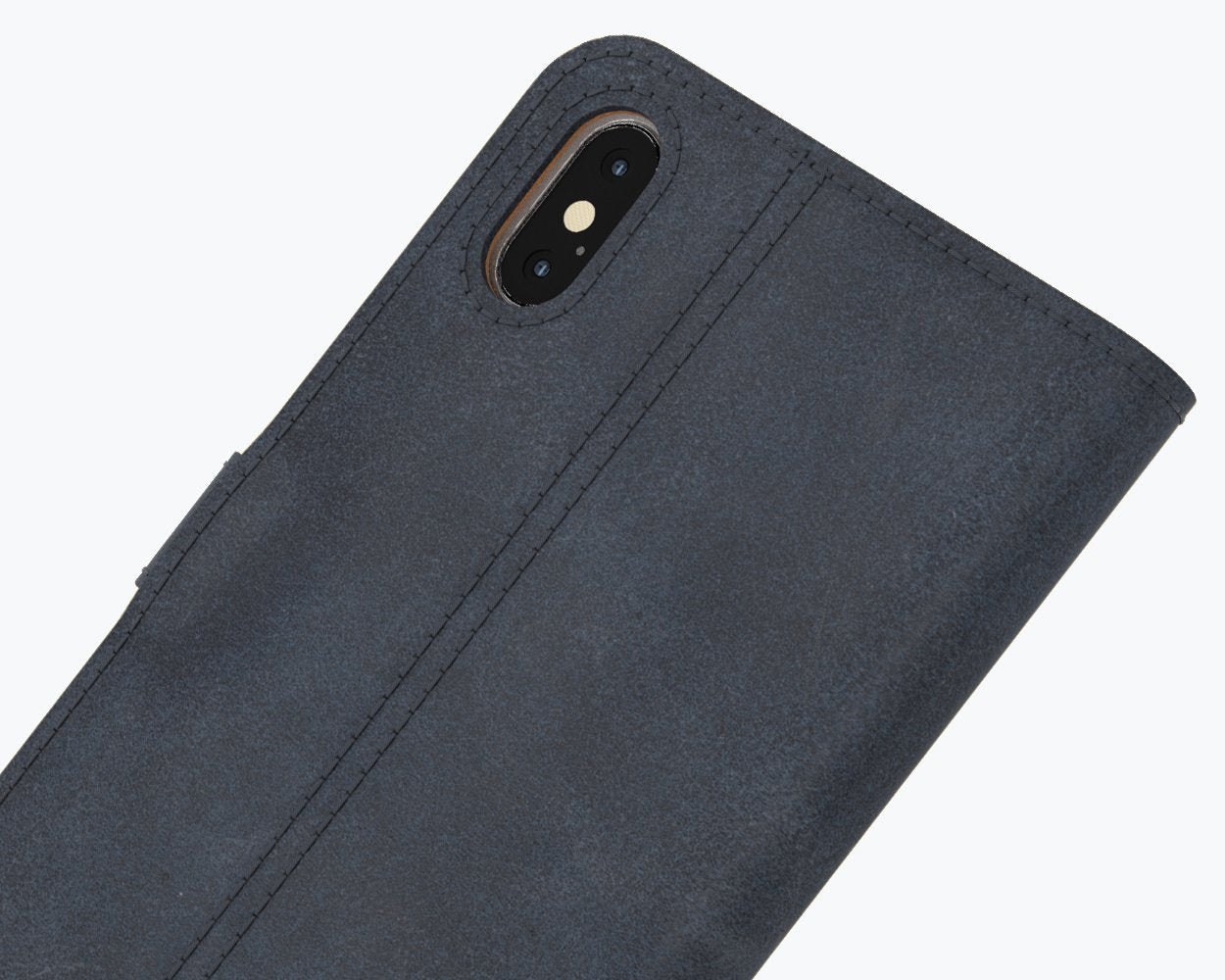 Étui portefeuille en cuir vintage - Apple iPhone XS Max