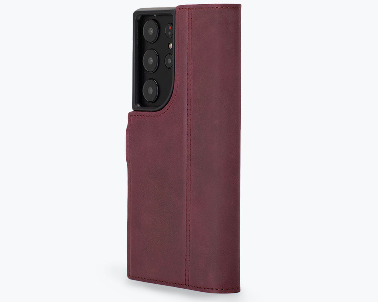 Samsung Galaxy S23 Ultra - Vintage Leather Wallet Phone Case