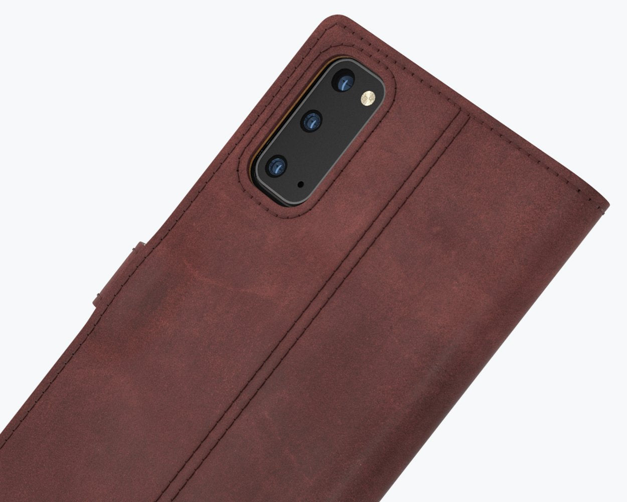 Étui portefeuille en cuir vintage - Samsung Galaxy S20