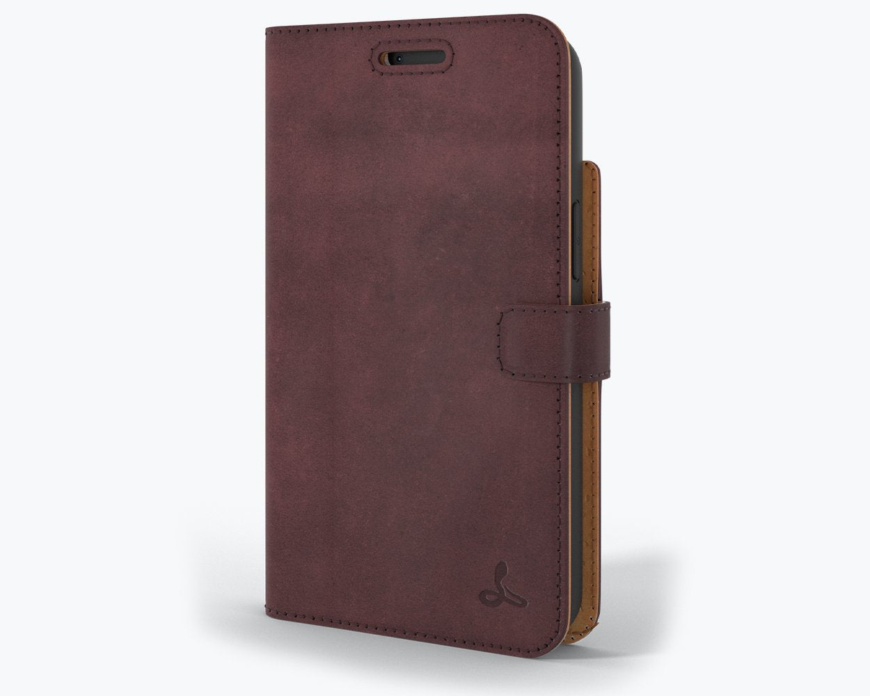 Étui portefeuille en cuir vintage - Apple iPhone 13 Mini