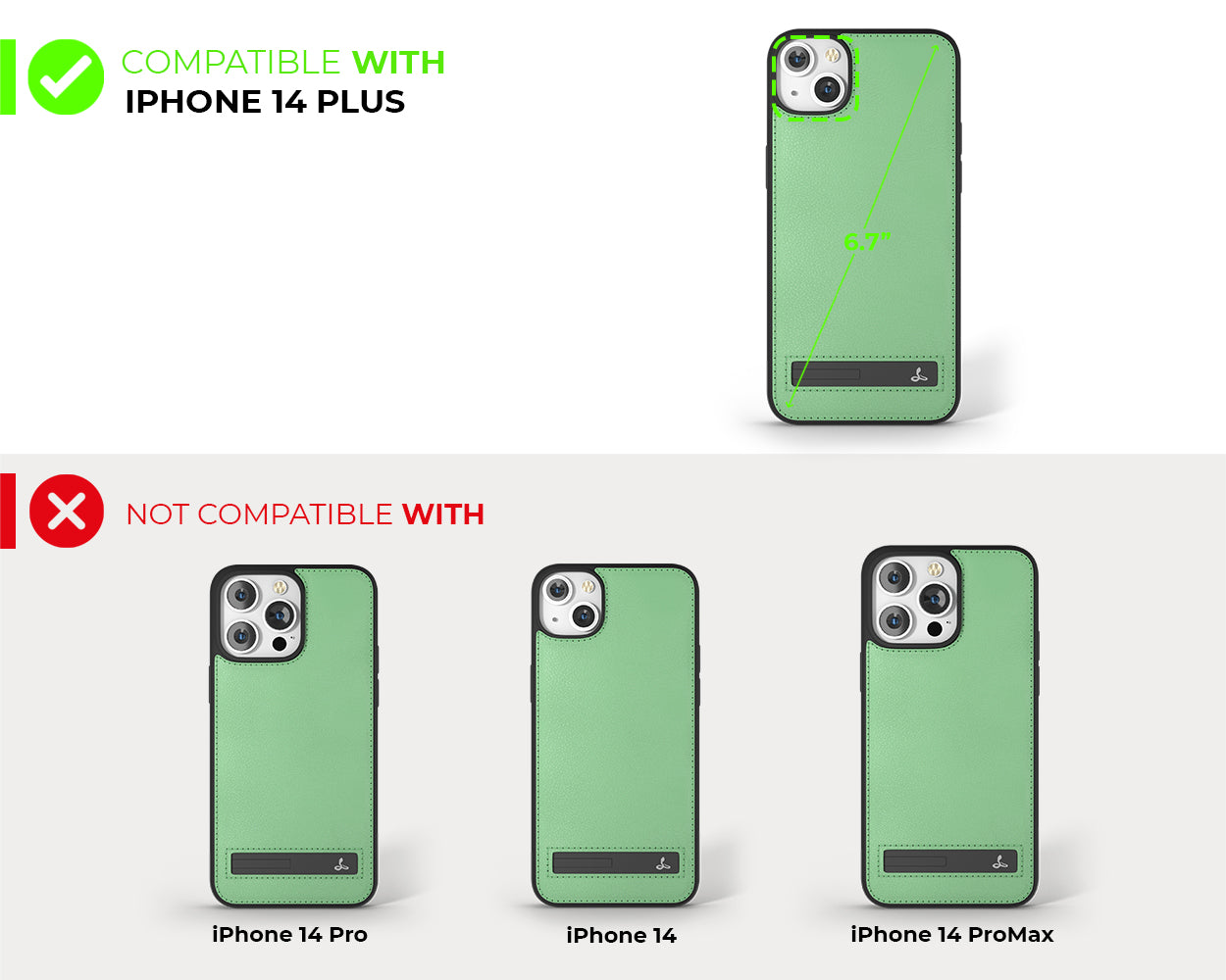 Apple iPhone 14 Plus - Metro Leather Phone Case