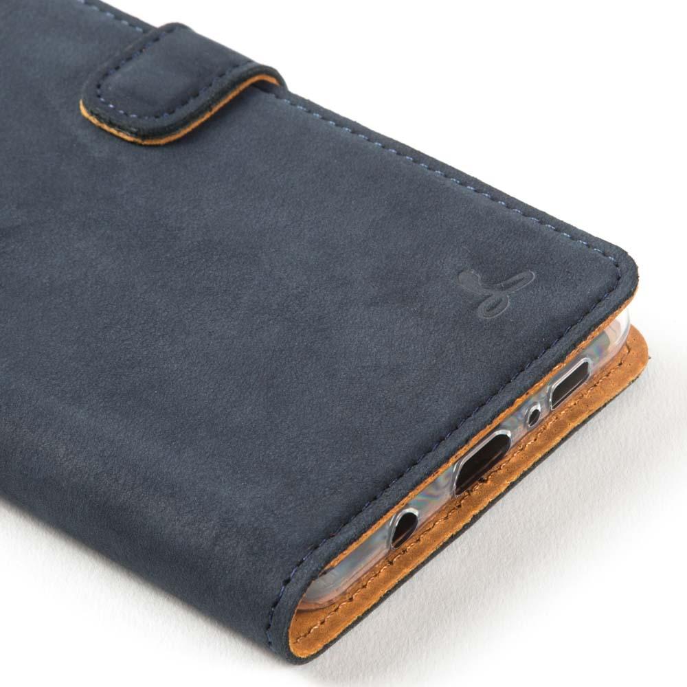 Étui portefeuille en cuir vintage - Samsung Galaxy S10 E