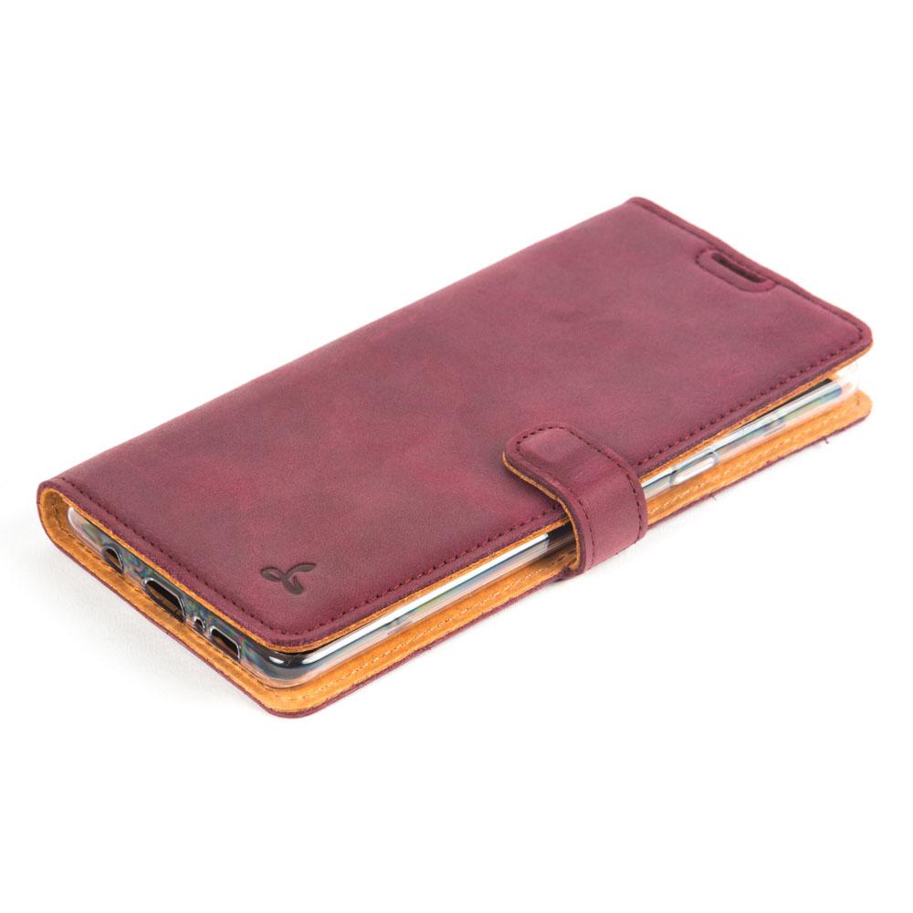 Étui portefeuille en cuir vintage - Samsung Galaxy S10 E