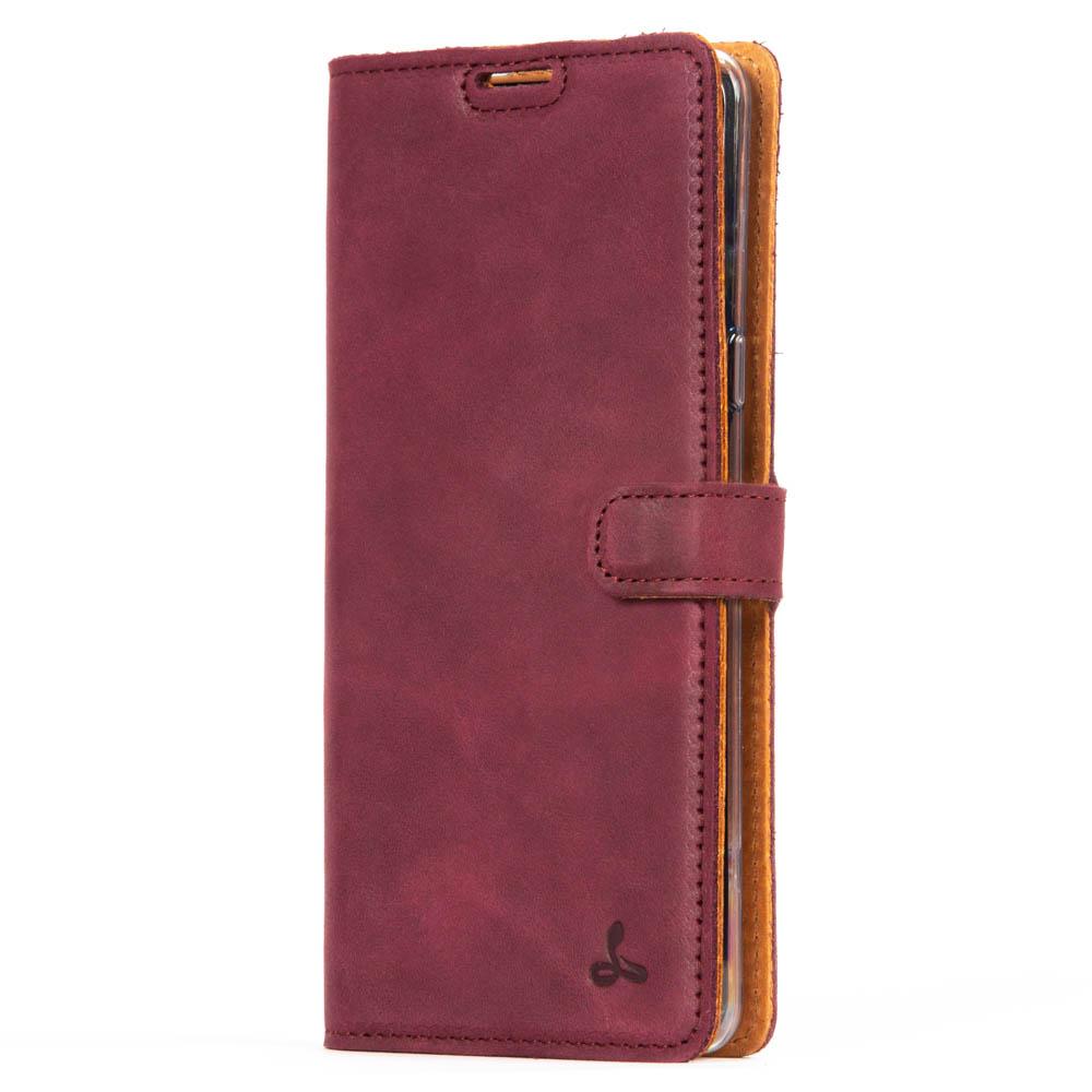 Étui portefeuille en cuir vintage - Samsung Galaxy S10 E