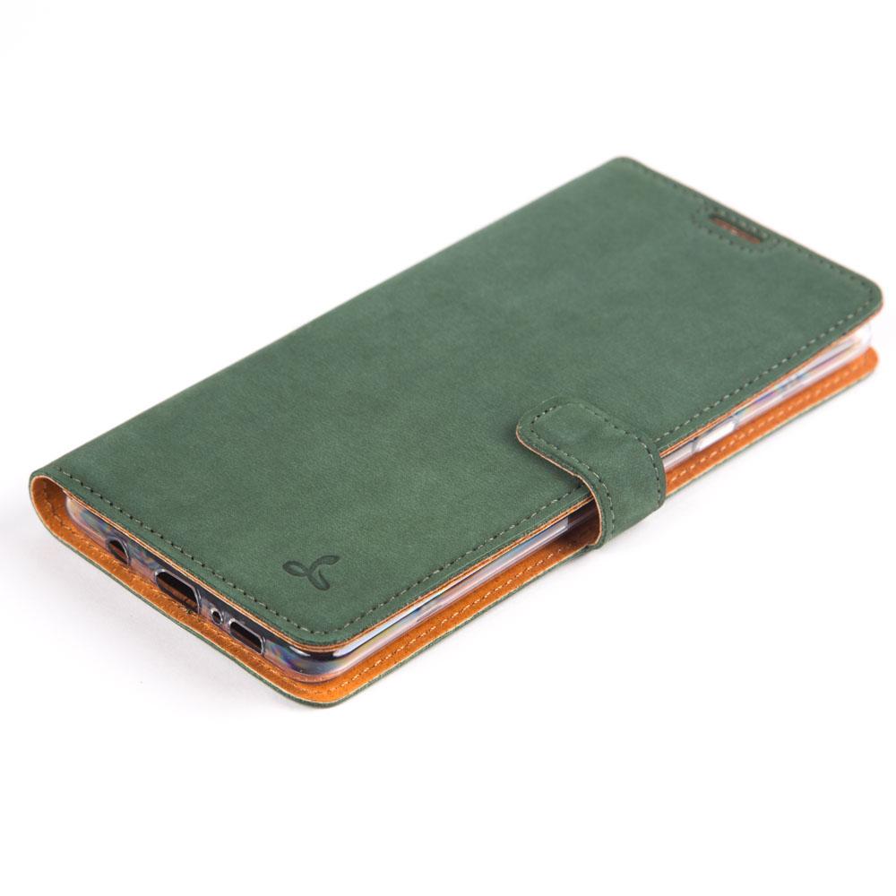 Étui portefeuille en cuir vintage - Samsung Galaxy S10