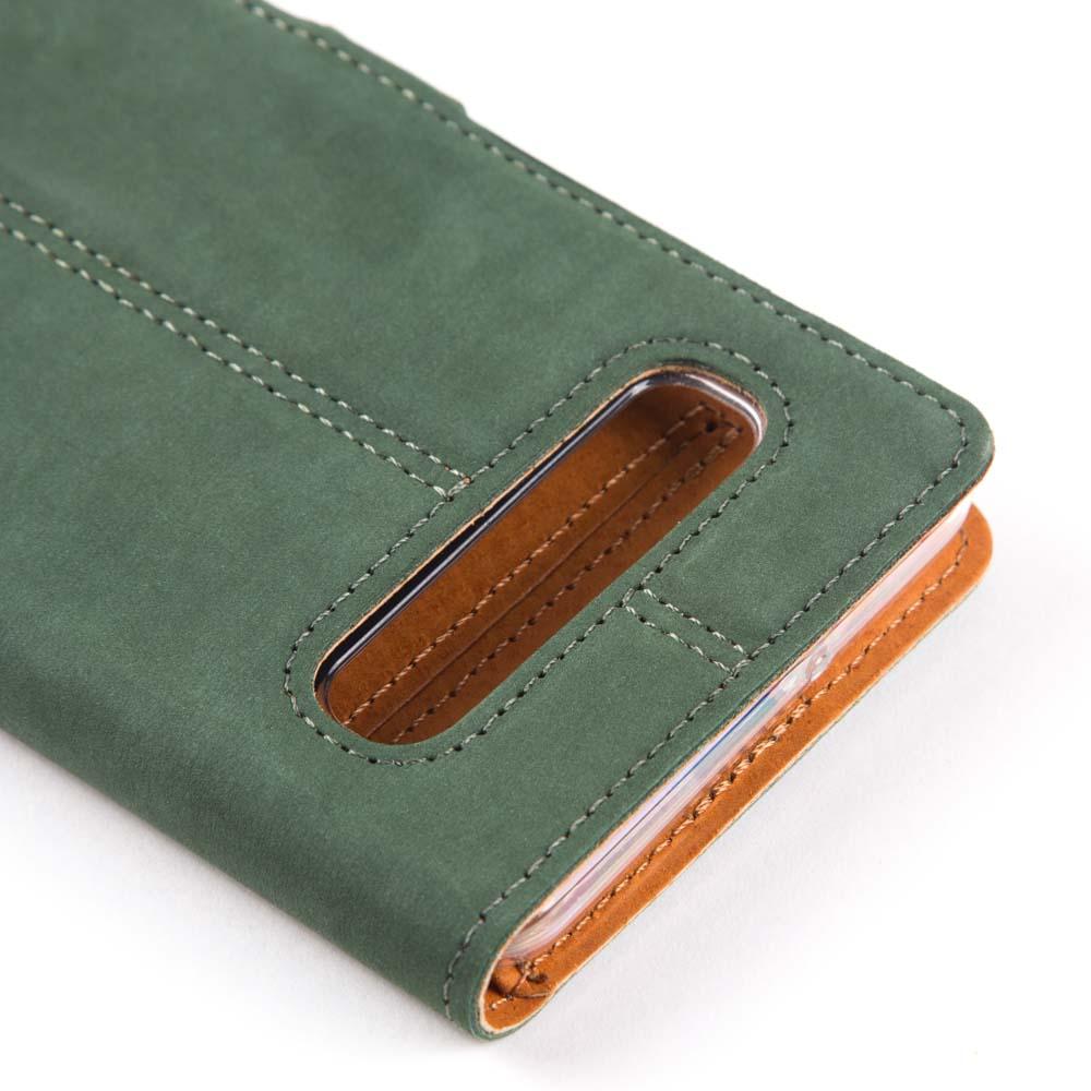 Étui portefeuille en cuir vintage - Samsung Galaxy S10 E