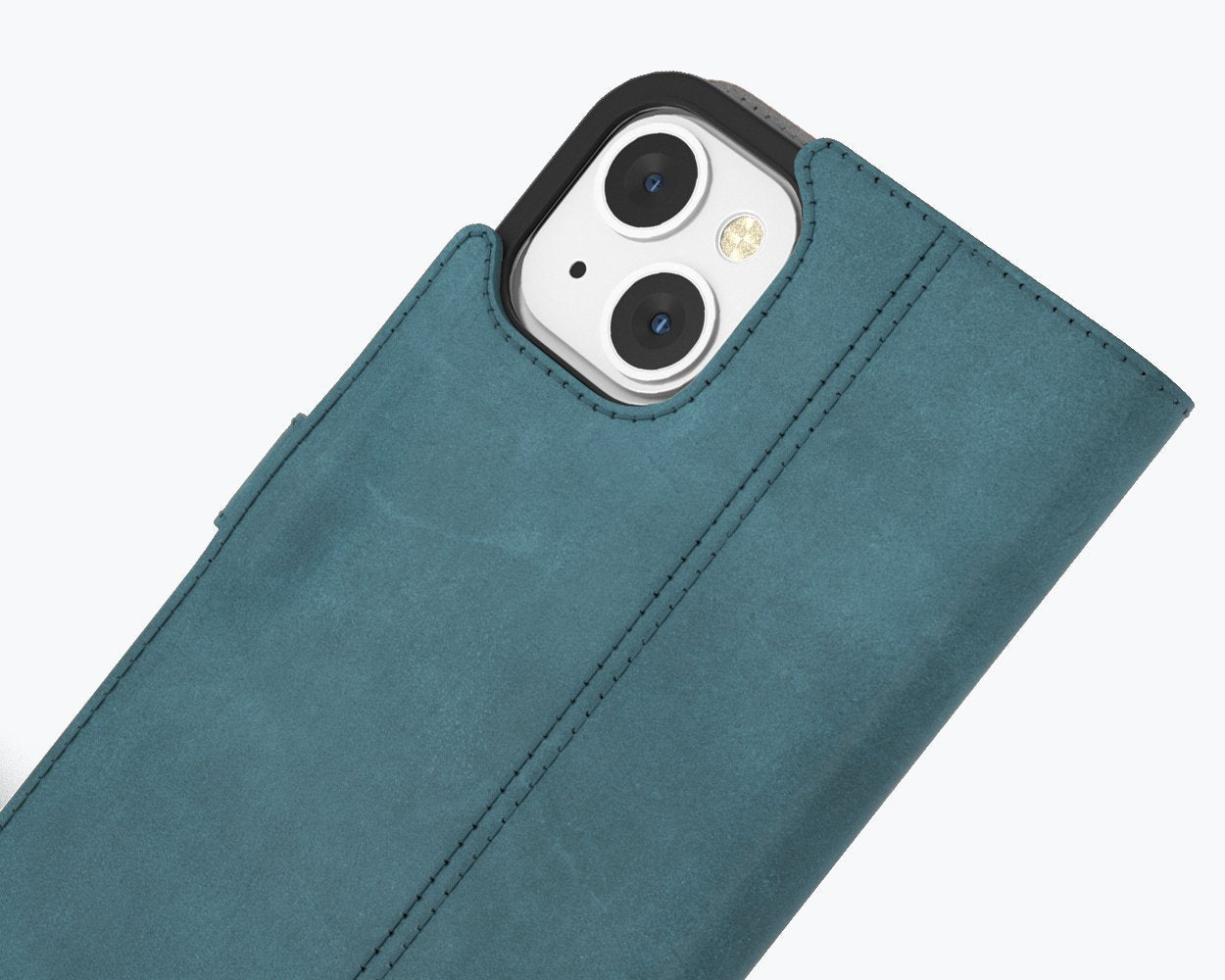 Étui portefeuille en cuir vintage - Apple iPhone 13 Mini