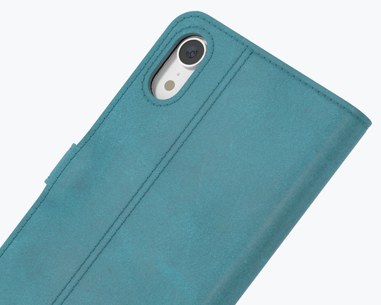 Étui portefeuille en cuir vintage - Apple iPhone XR