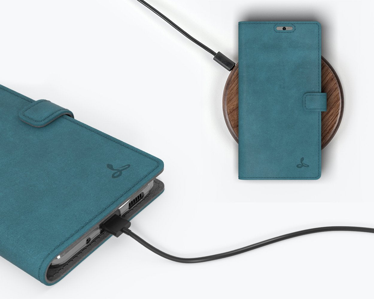 Étui portefeuille en cuir vintage - Samsung Galaxy S20