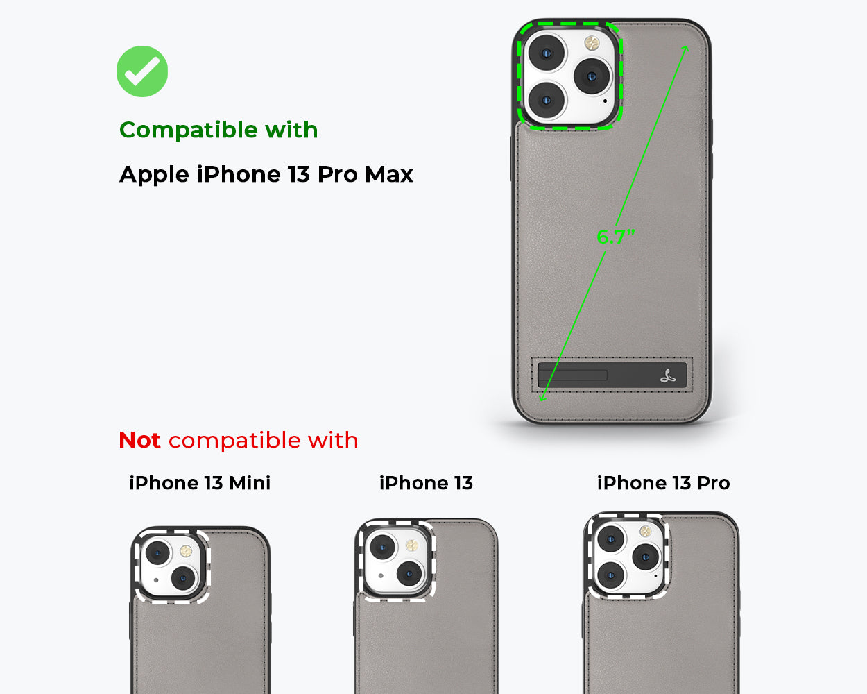 Étui en cuir Metro - Apple iPhone 13 Pro Max