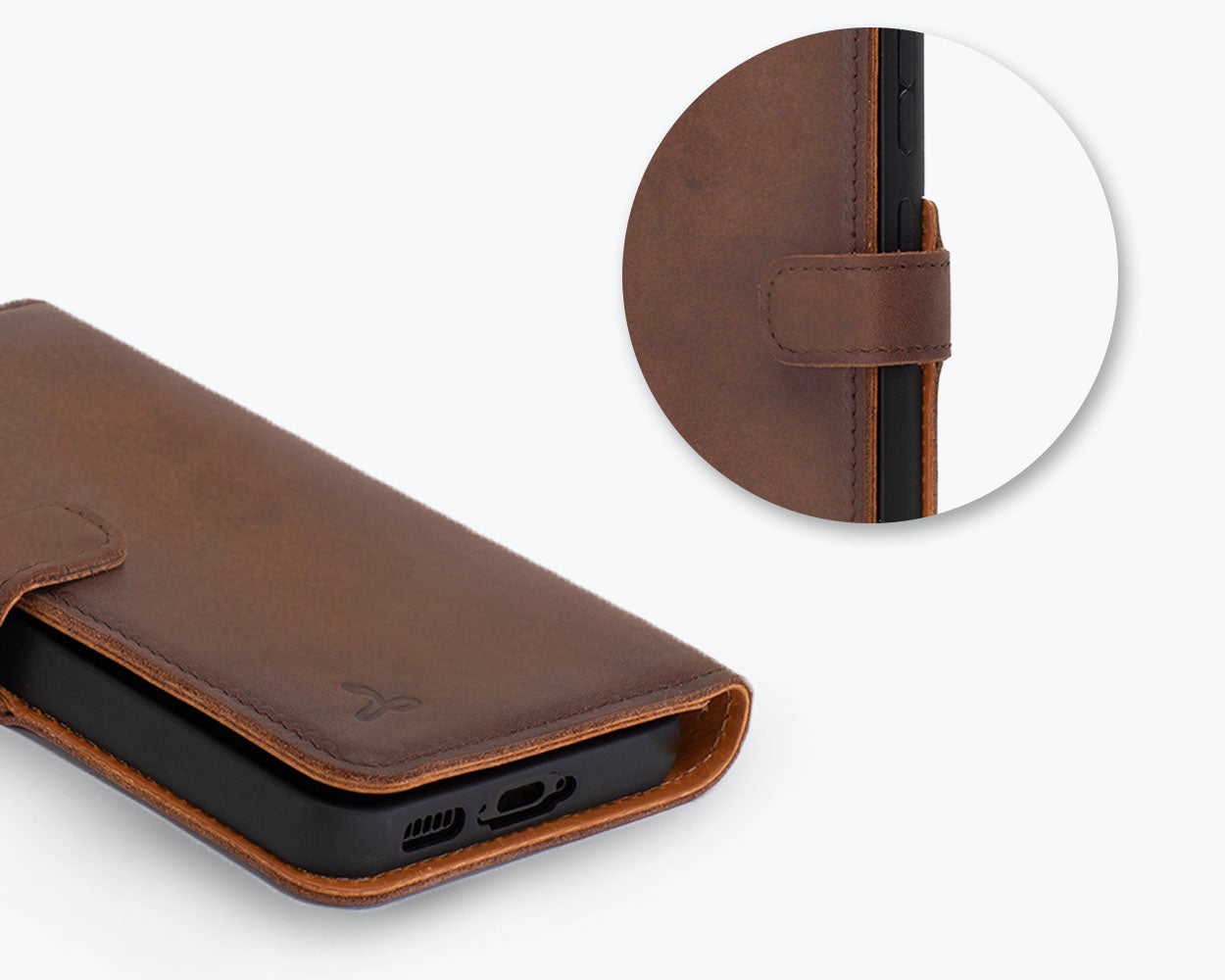 Samsung Galaxy S24 - Vintage Leather Wallet