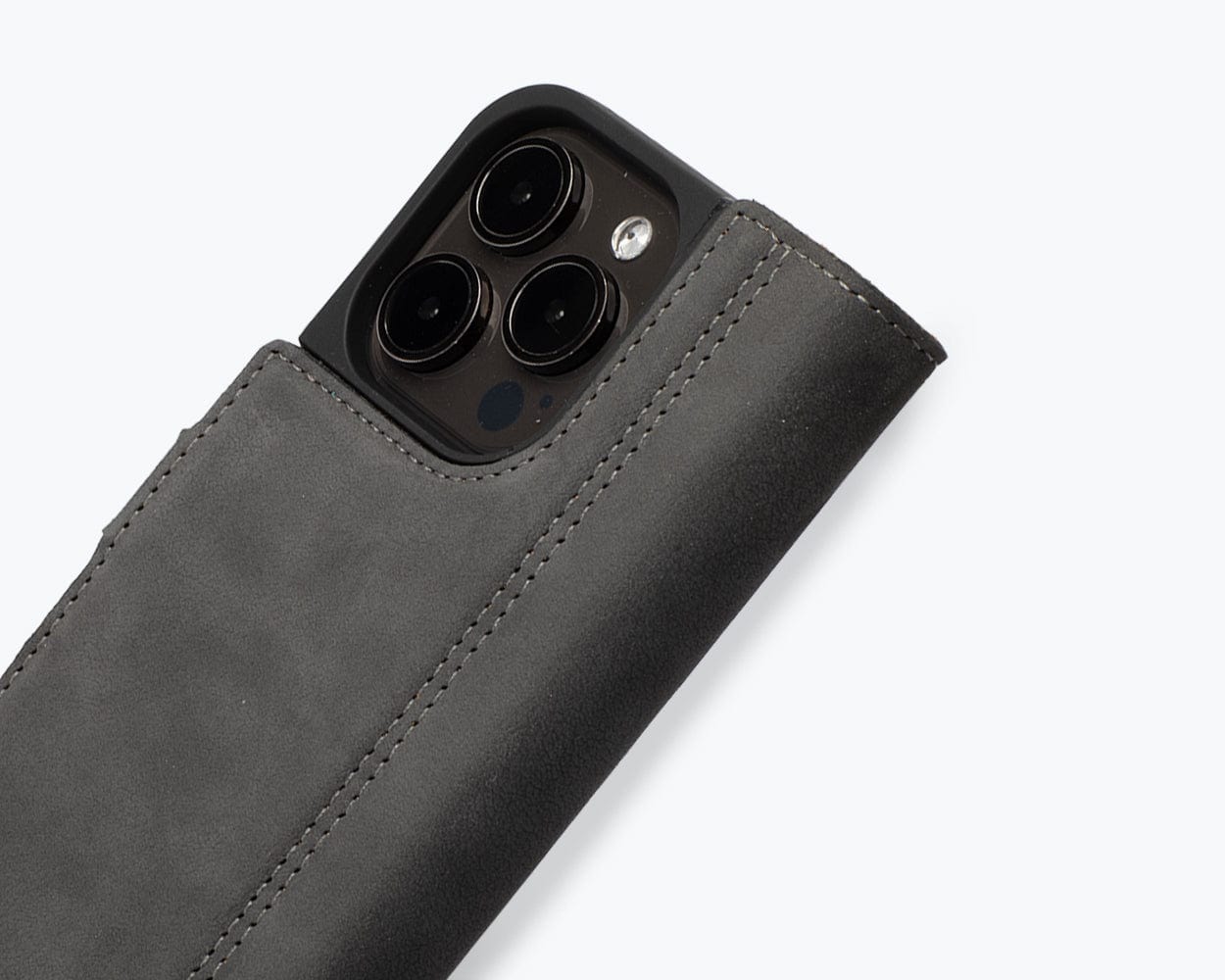 Apple iPhone 15 Pro - Vintage Leather Wallet Phone Case