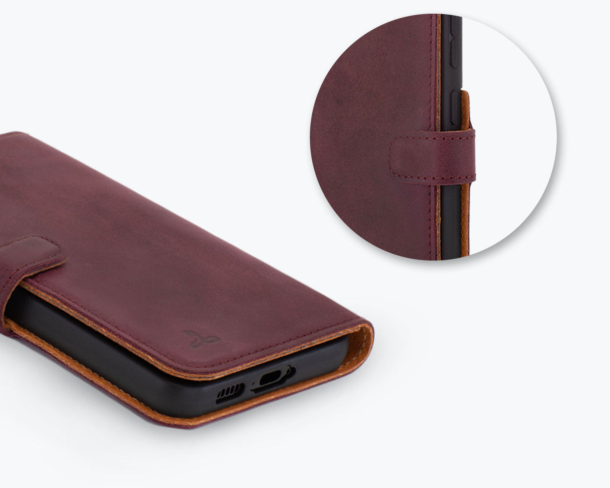 Samsung Galaxy S24 Plus - Vintage Leather Wallet