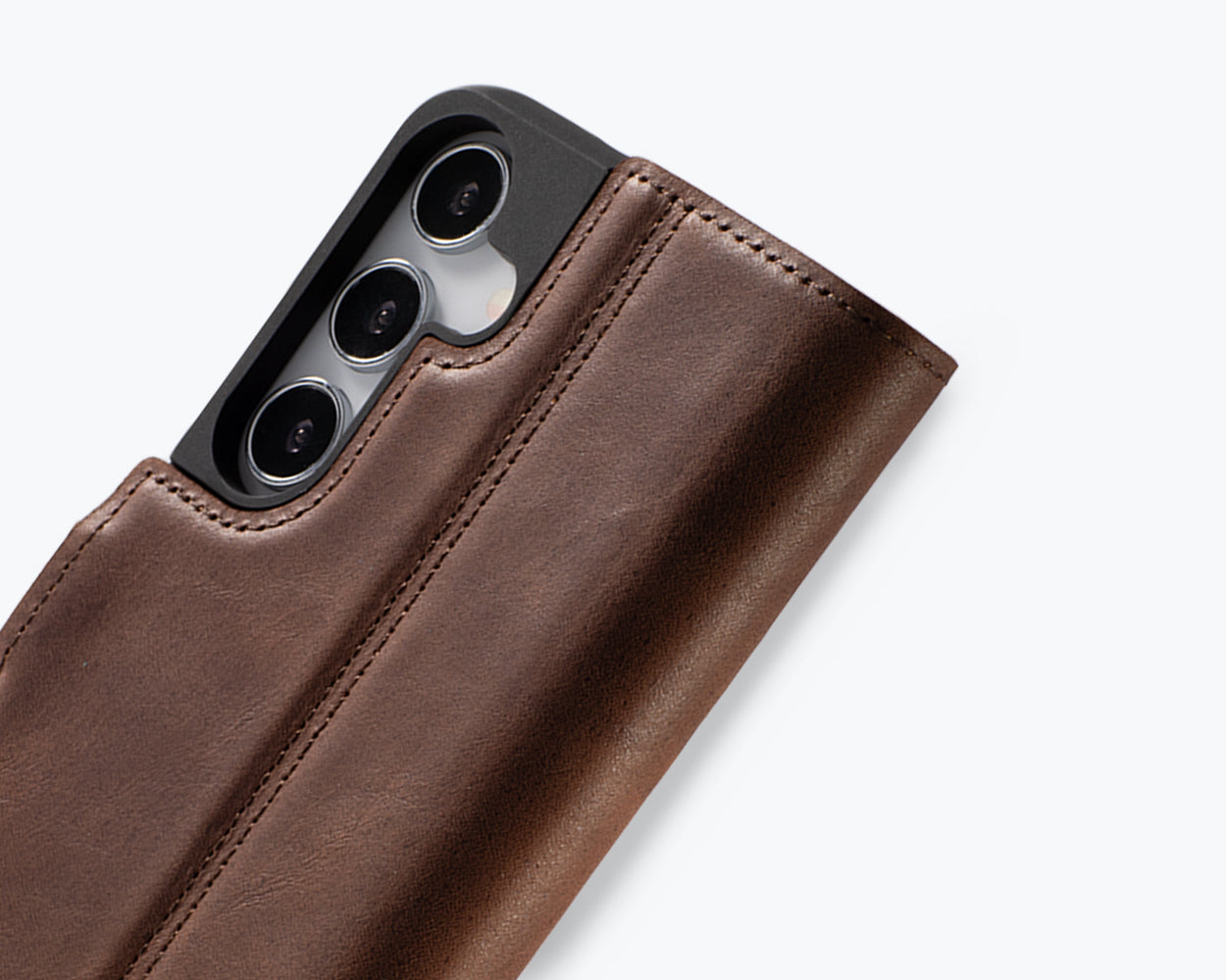 Samsung Galaxy S25 Plus - Vintage Leather Wallet Phone Case