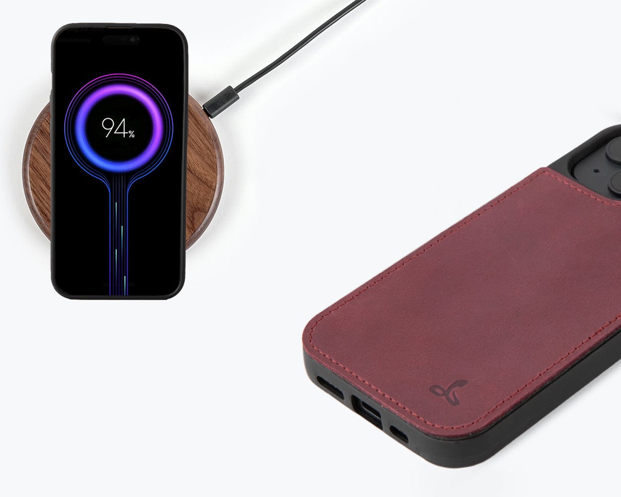 Apple iPhone 15 - Vintage Leather Back Case