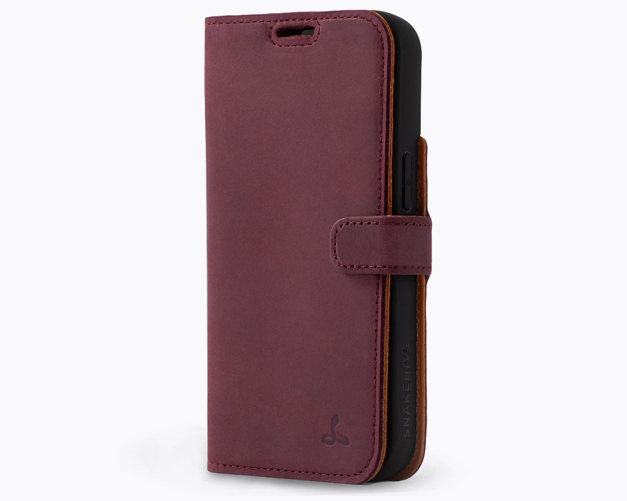 Apple iPhone 15 - Vintage Leather Wallet Phone Case