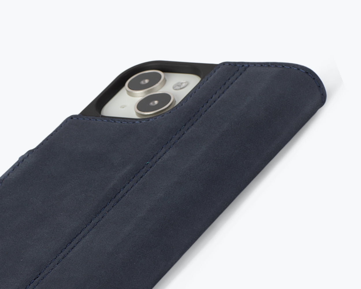 Apple iPhone 15 - Vintage Leather Wallet Phone Case