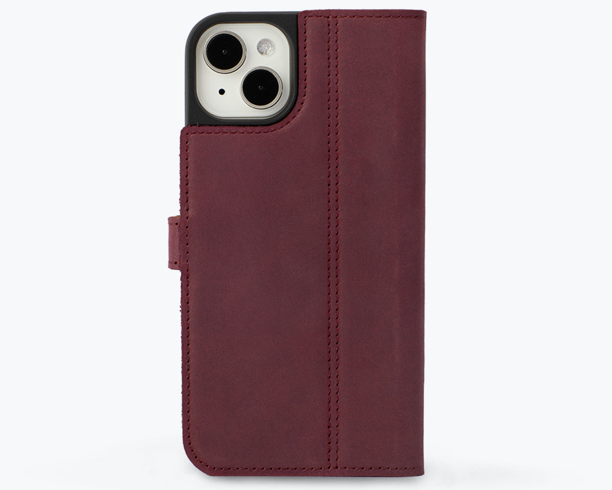 Apple iPhone 15 Plus - Vintage Leather Wallet