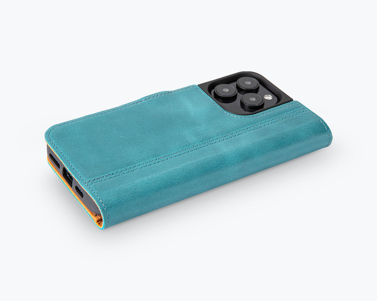 Apple iPhone 16 Pro Max - Vintage Leather Wallet Phone Case