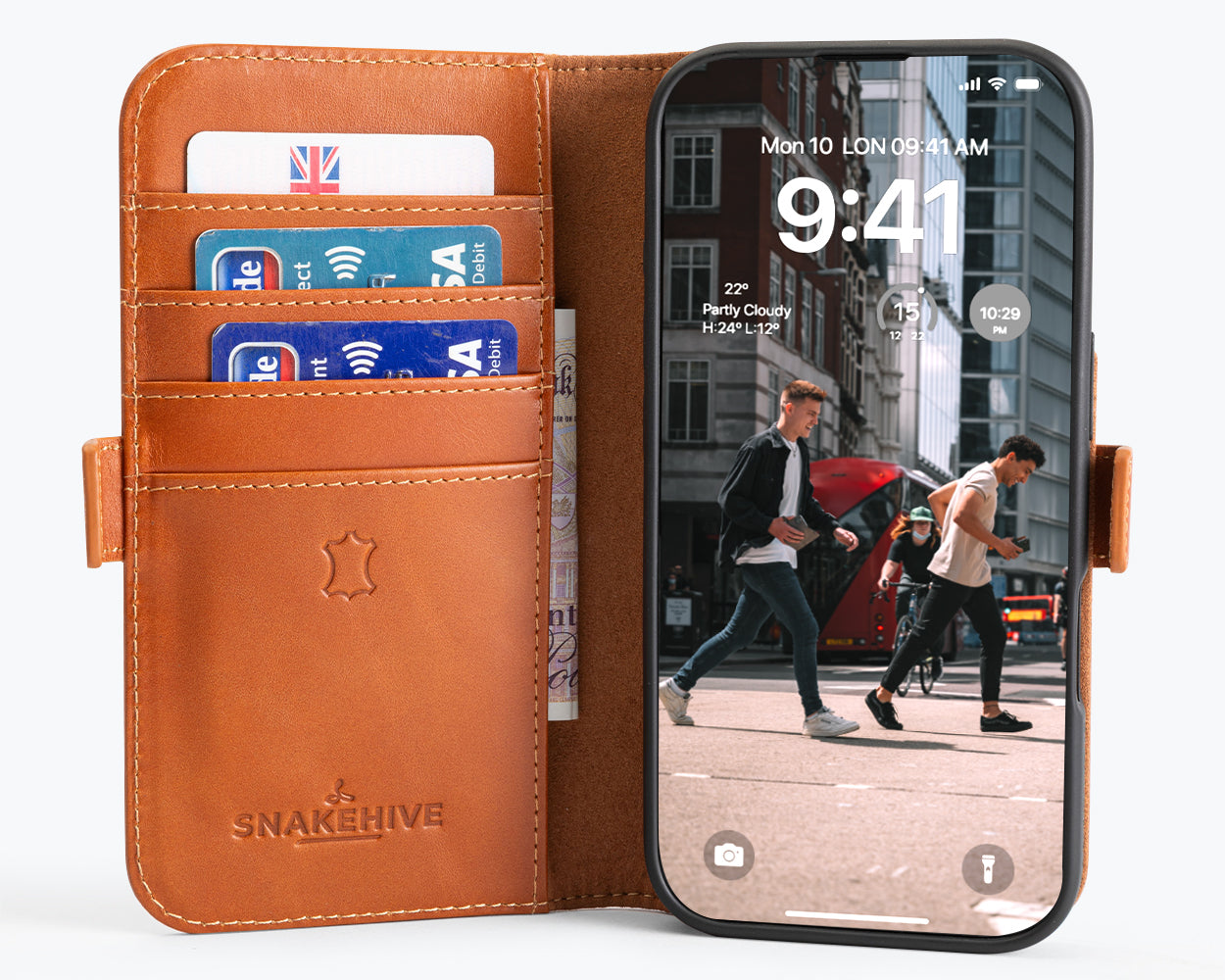 Apple iPhone 16 - Metro Leather Wallet