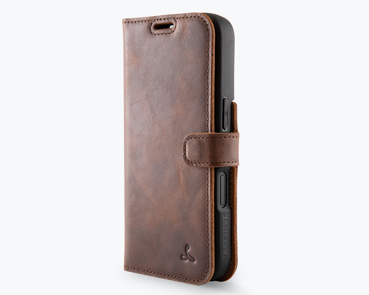 Apple iPhone 16 Pro - Vintage Leather Wallet Phone Case