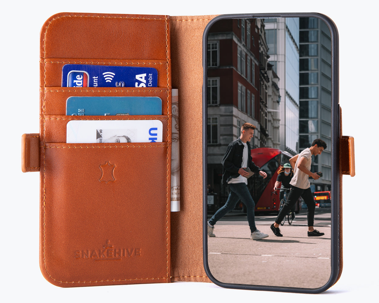 Apple iPhone 15 Pro - Metro Leather Wallet Case