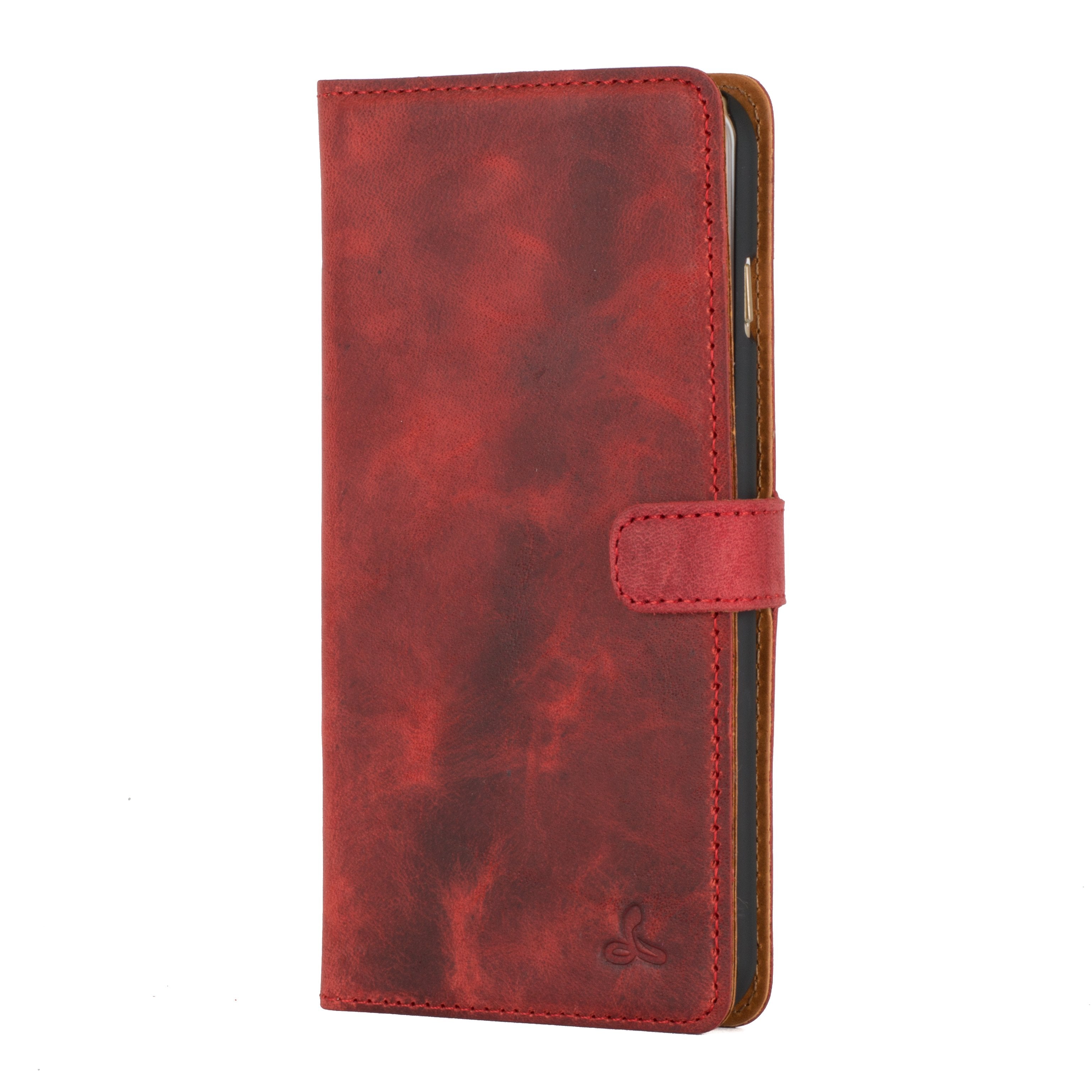 Apple iPhone 6/6S Plus - Vintage Leather Wallet Phone Case