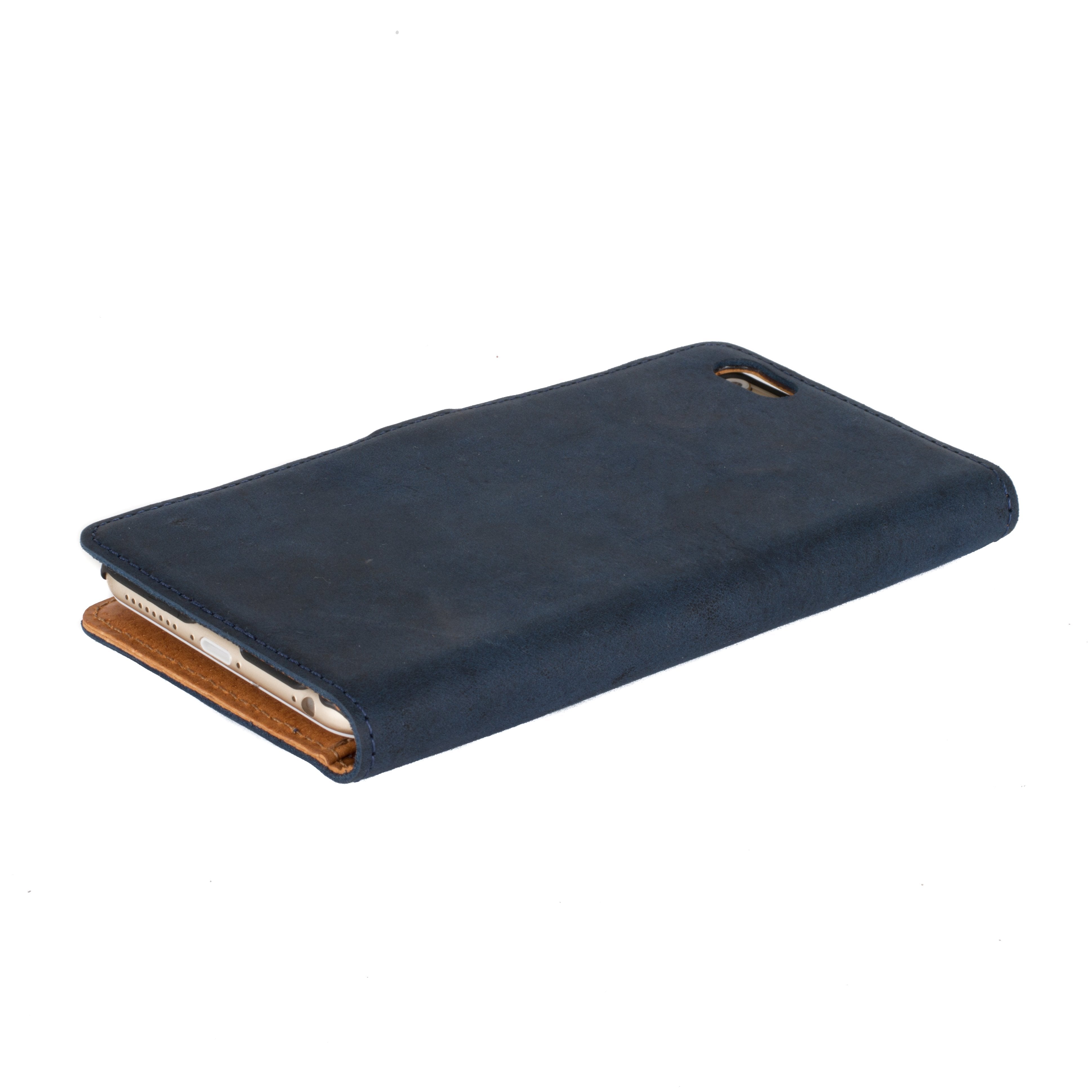 Apple iPhone 6/6S Plus - Vintage Leather Wallet Phone Case
