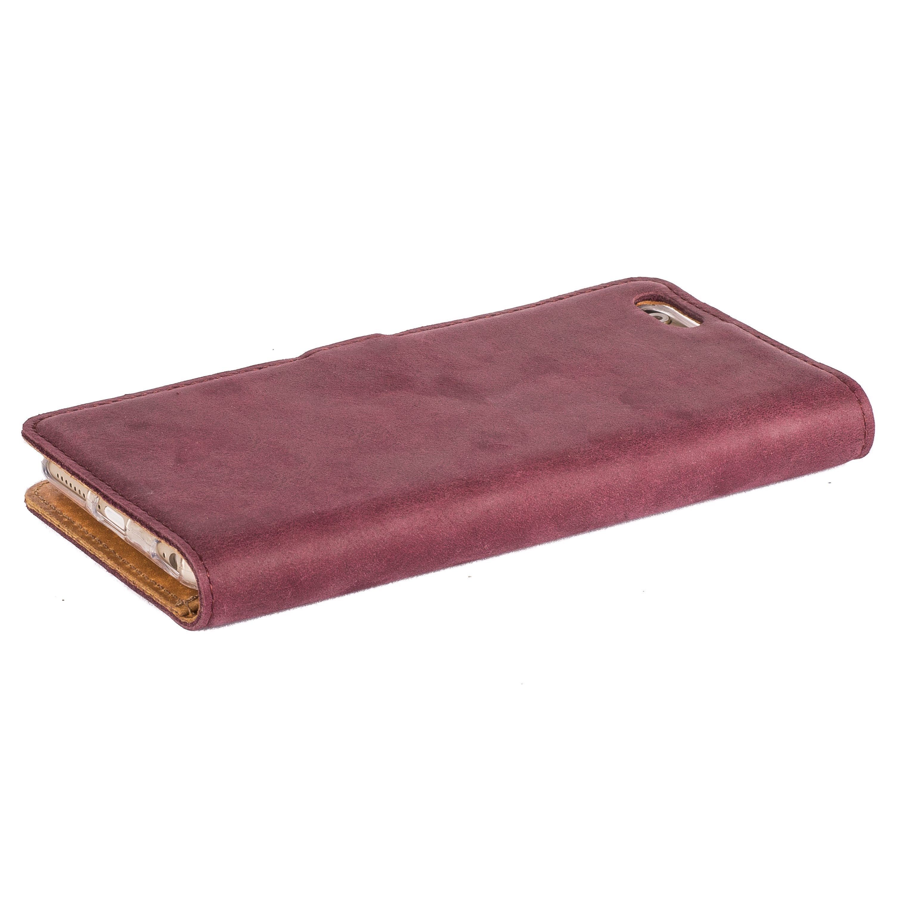 Apple iPhone 6/6S Plus - Vintage Leather Wallet Phone Case