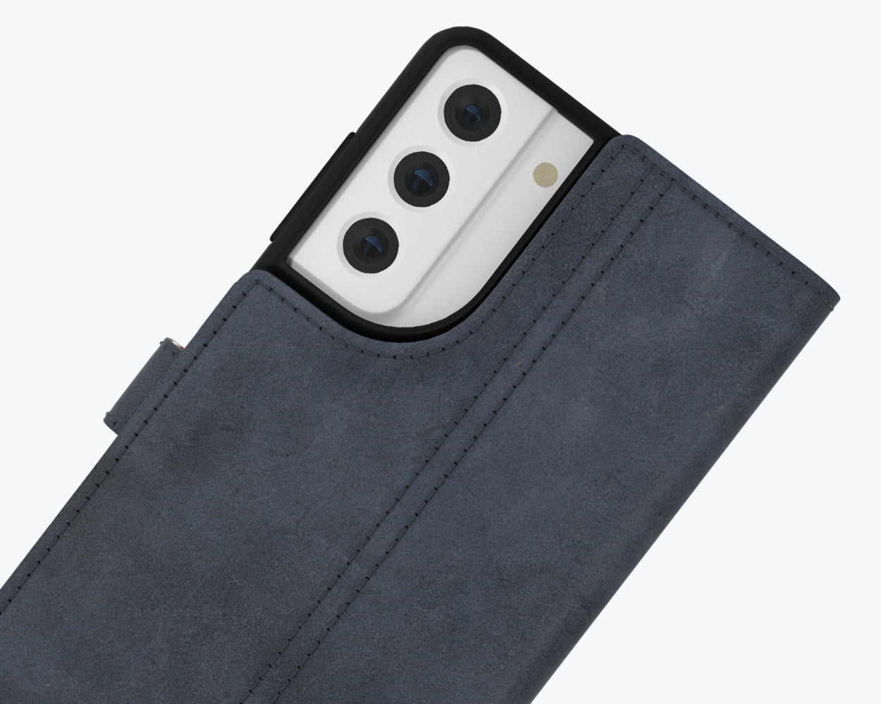 Étui portefeuille en cuir vintage - Samsung Galaxy S21 FE