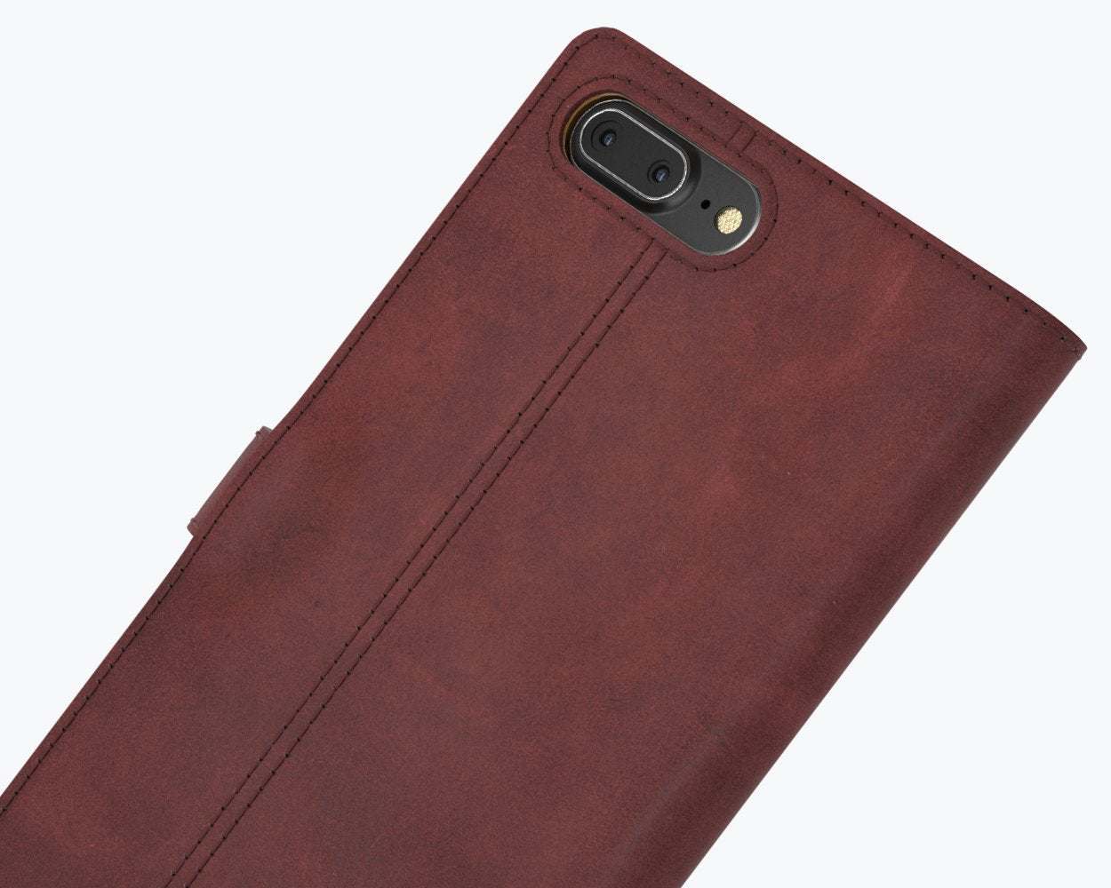 Étui portefeuille en cuir vintage - Apple iPhone 7 Plus