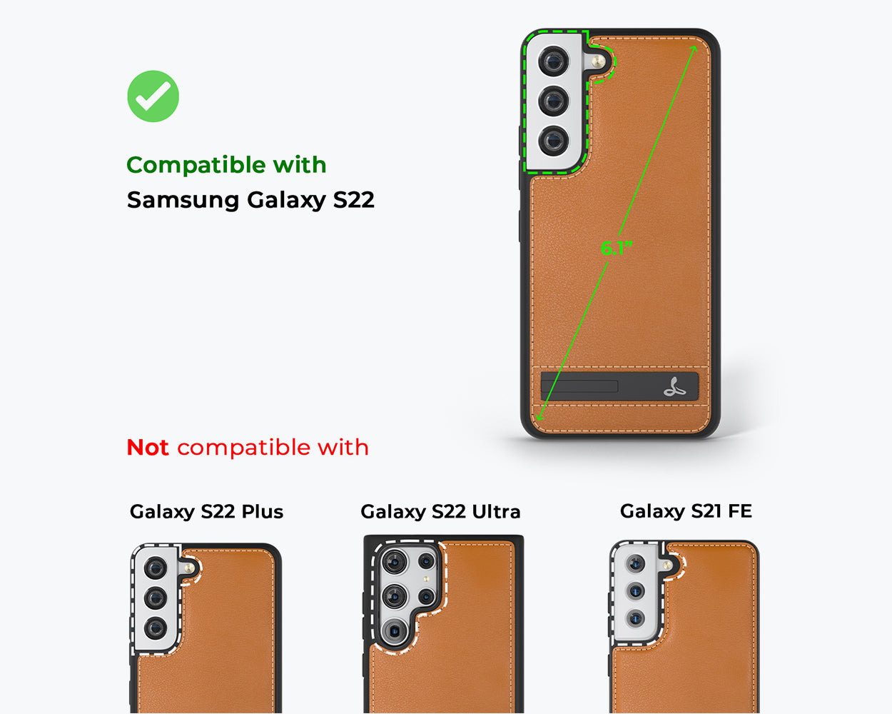 Étui en cuir Metro - Samsung Galaxy S22