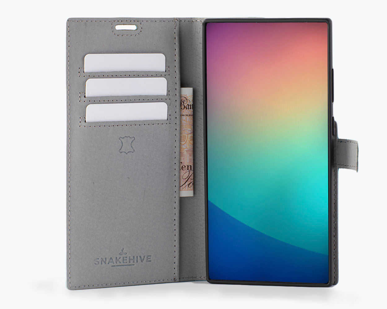 Samsung Galaxy S23 Ultra - Vintage Leather Wallet Phone Case