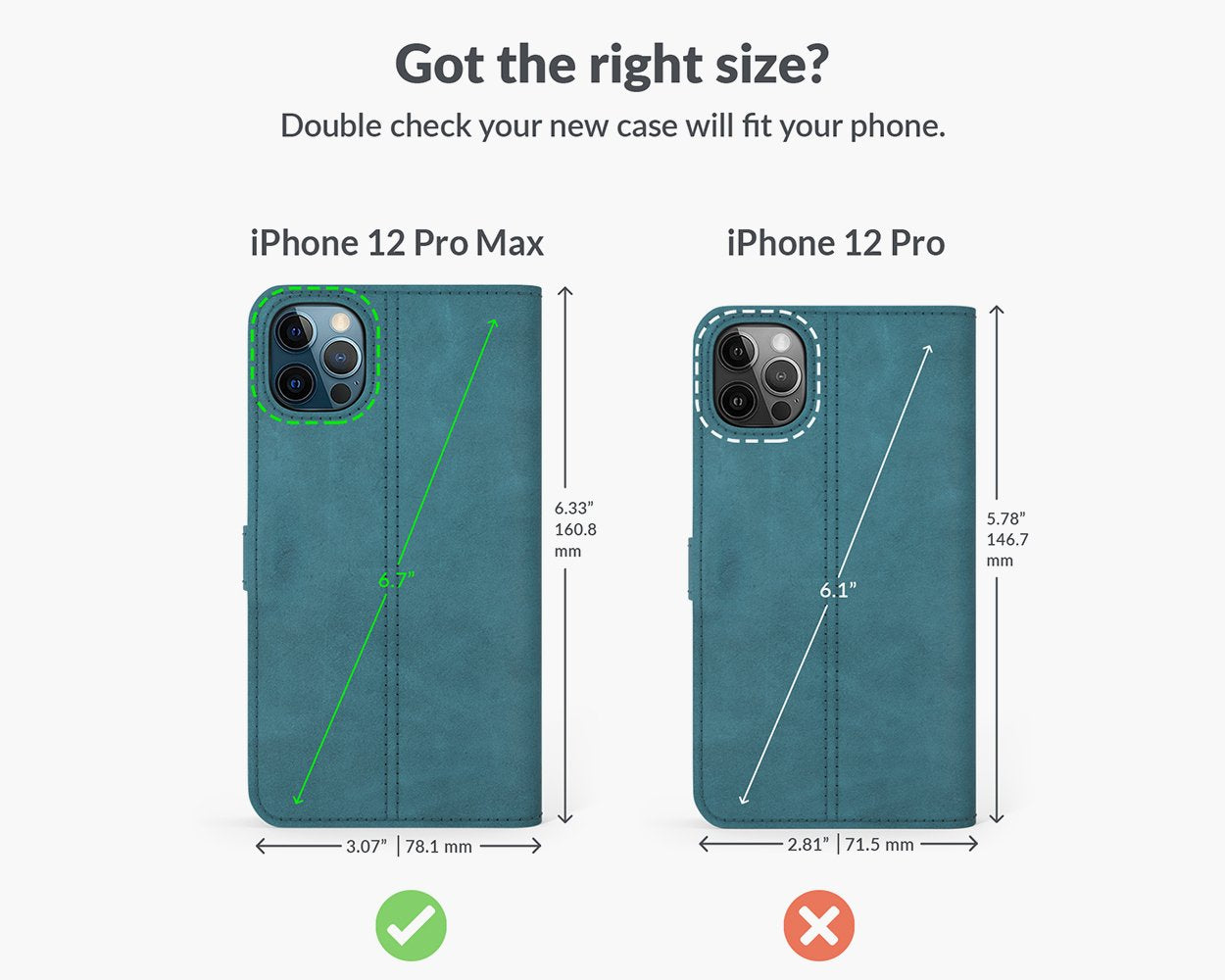 Étui portefeuille en cuir vintage - Apple iPhone 12 Pro Max