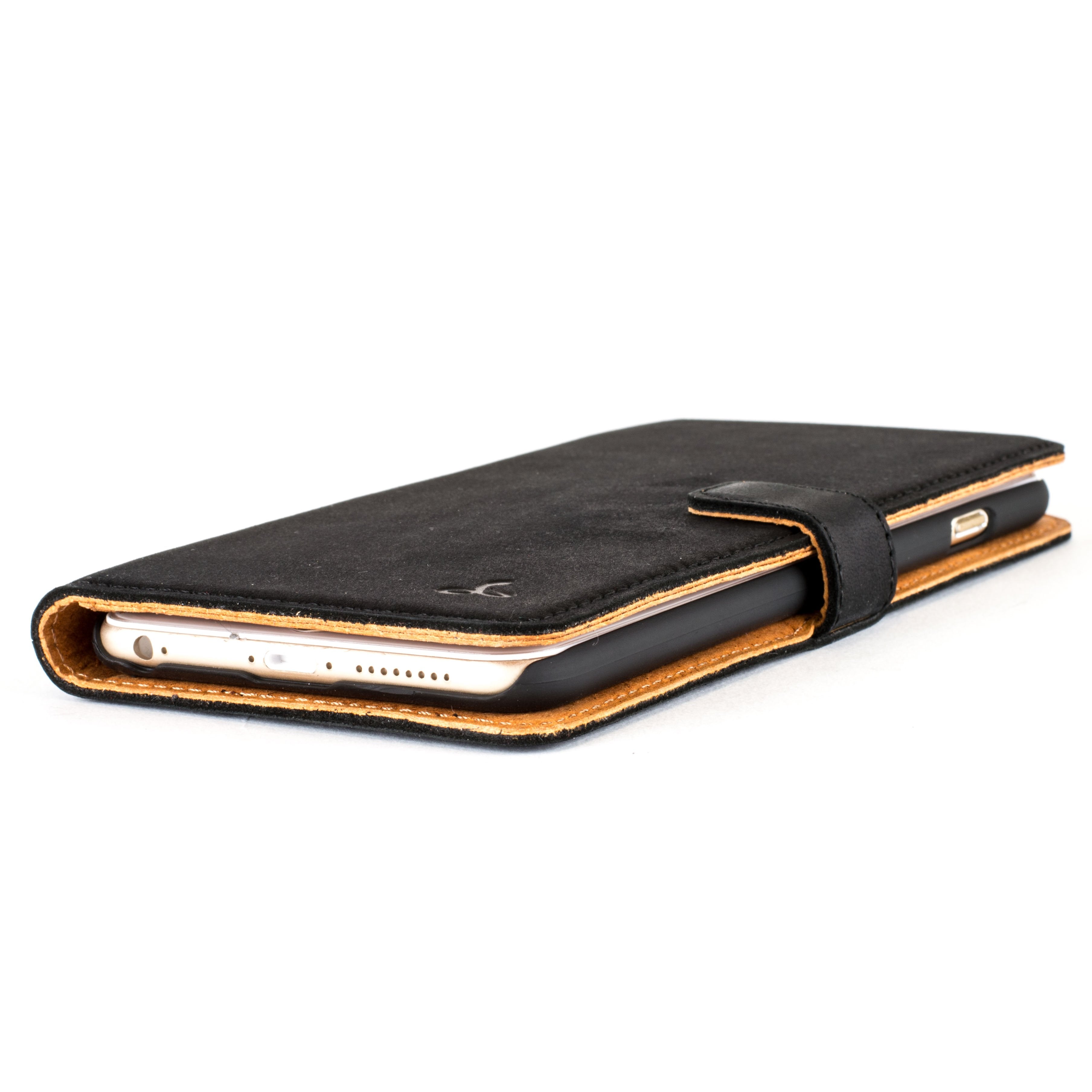 Apple iPhone 6/6S Plus - Vintage Leather Wallet Phone Case