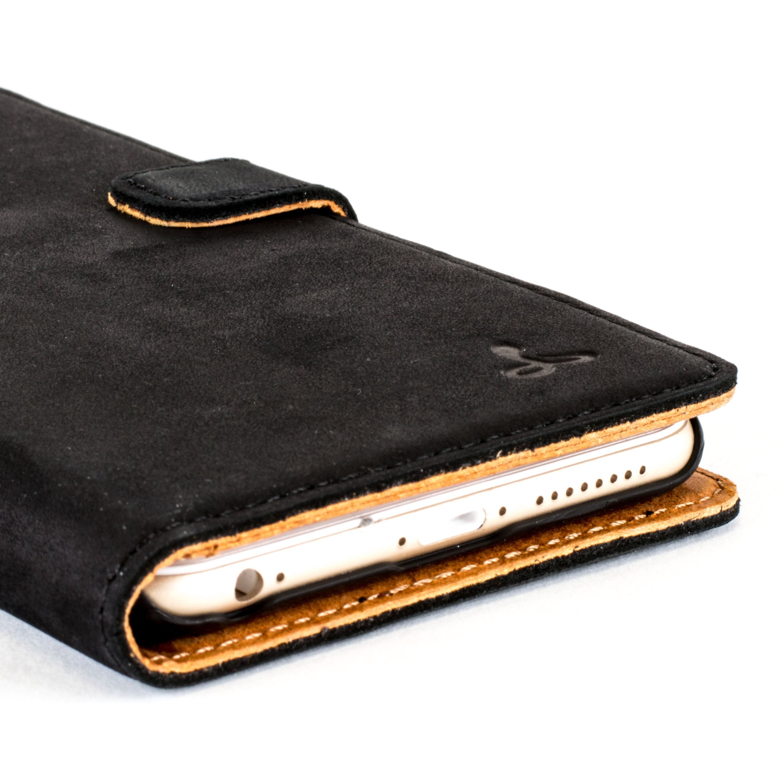 Apple iPhone 6/6S Plus - Vintage Leather Wallet Phone Case