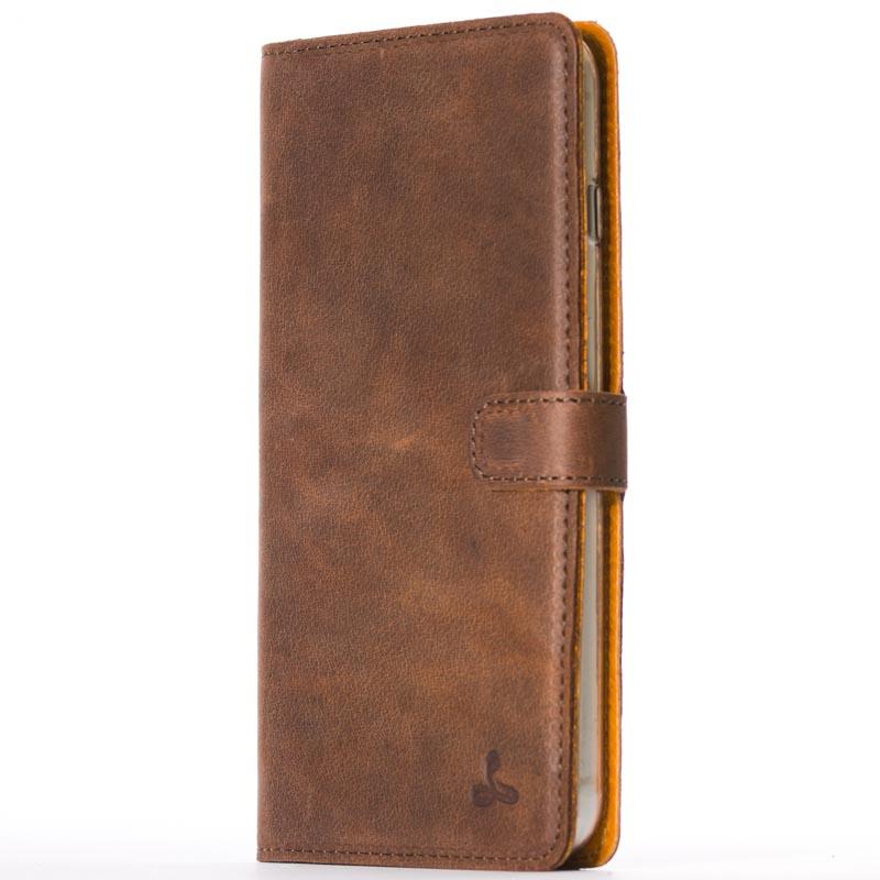 Étui portefeuille en cuir vintage - Apple iPhone 6/6S Plus